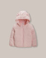Chamarra Hoodie Acolchada,PALO ROSA